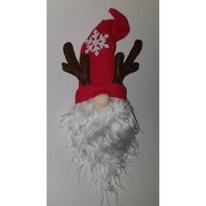 Santa Claus Plush Reindeer Antlers Christmas Decor Tree Topper? Gerson Company
